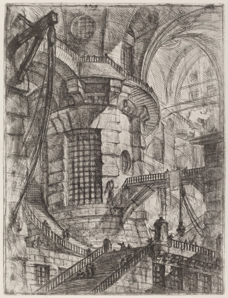 Kulatá věž od Giovanni Battista Piranesi
