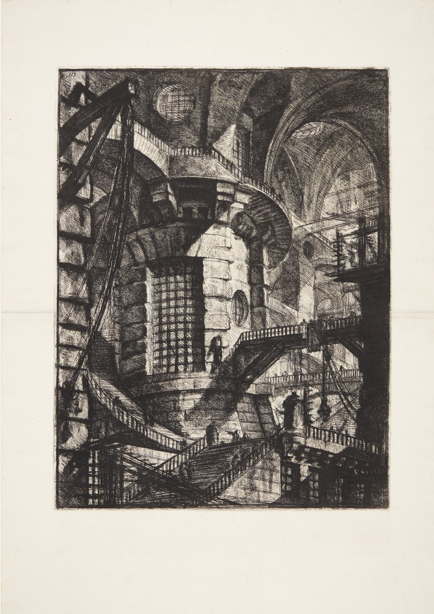 Kulatá věž od Giovanni Battista Piranesi