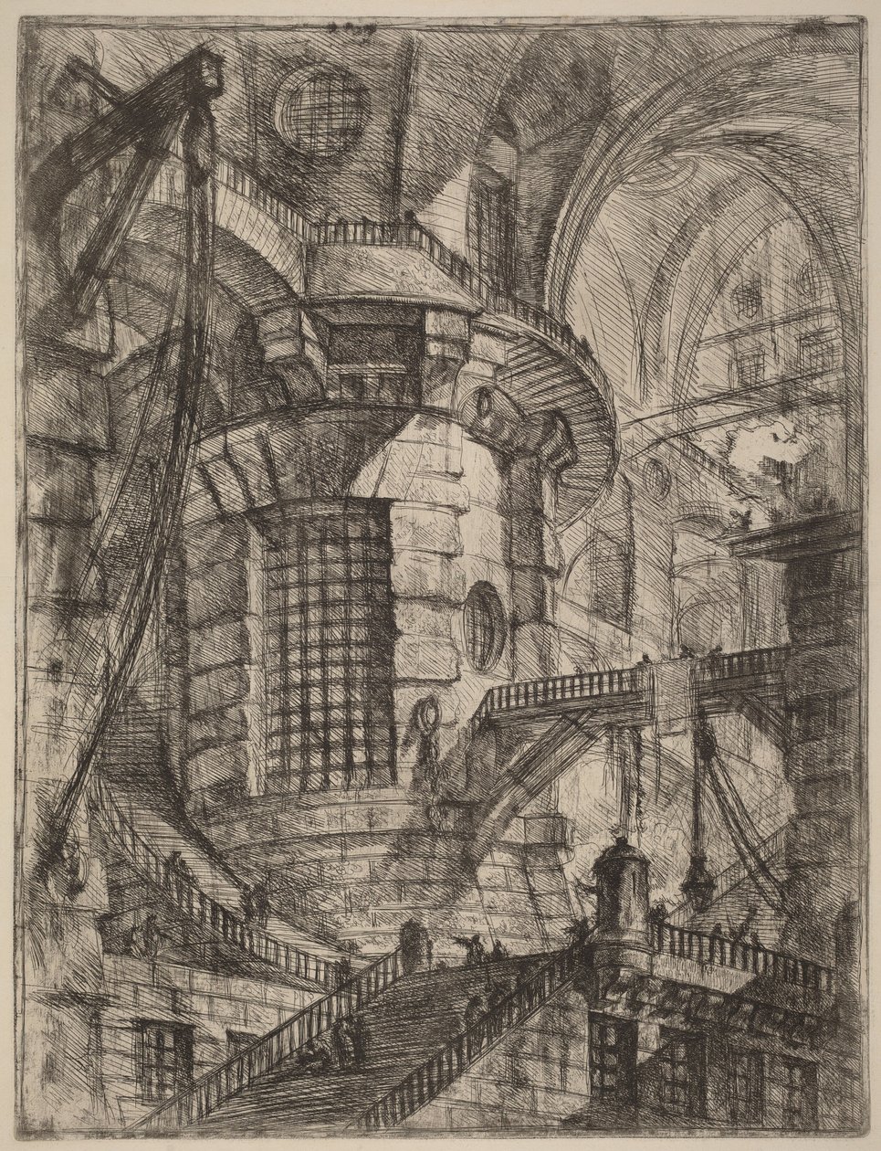 Kruhová věž od Giovanni Battista Piranesi