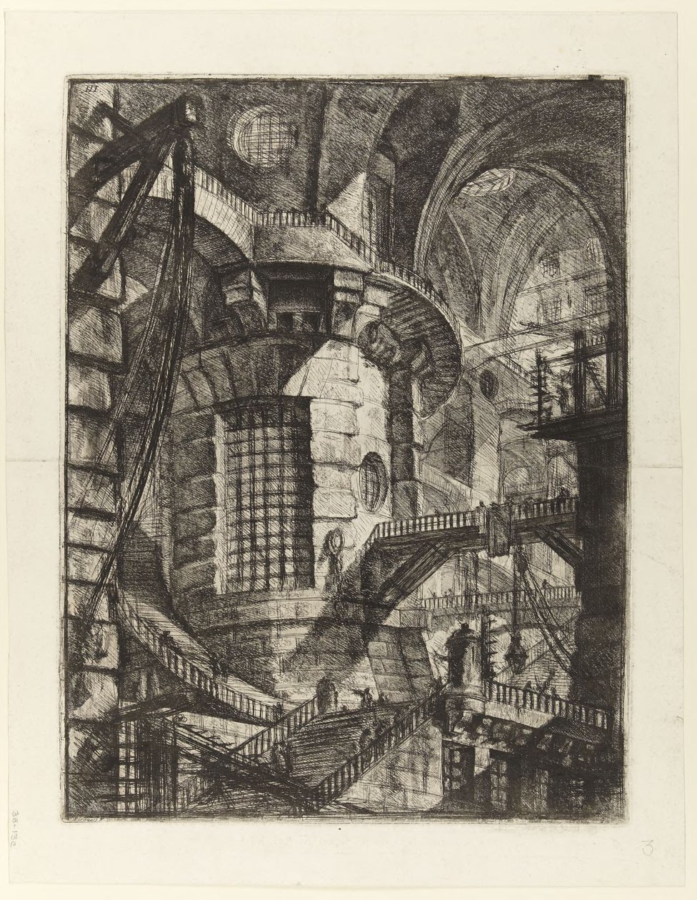 Kulatá věž od Giovanni Battista Piranesi