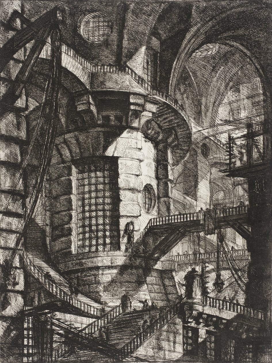 Kulatá věž od Giovanni Battista Piranesi