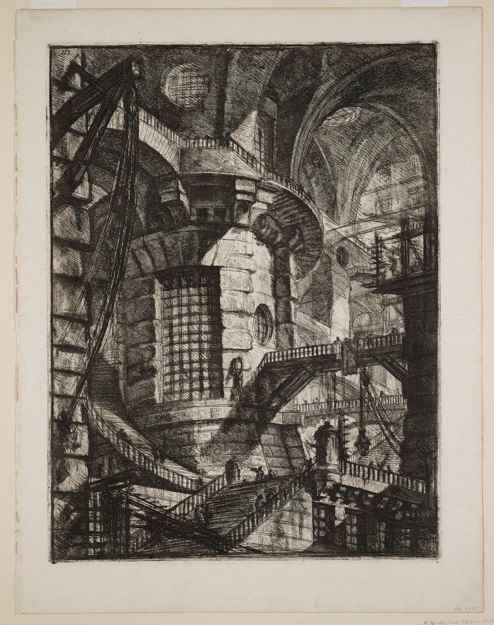 Kulatá věž od Giovanni Battista Piranesi