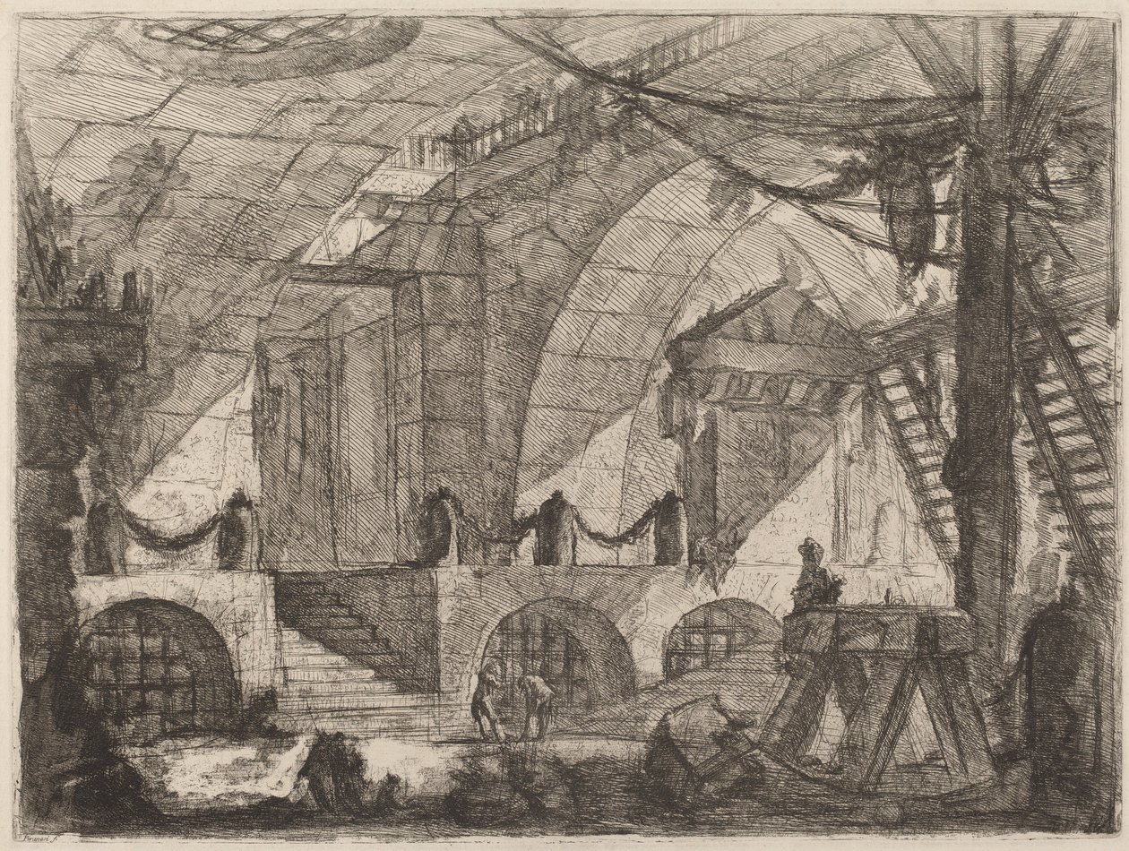 Sawhorse od Giovanni Battista Piranesi