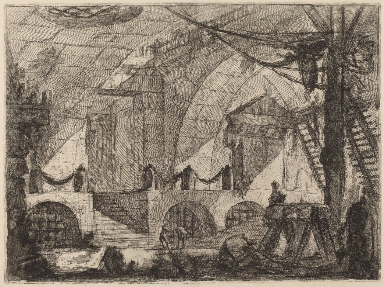 Sawhorse od Giovanni Battista Piranesi