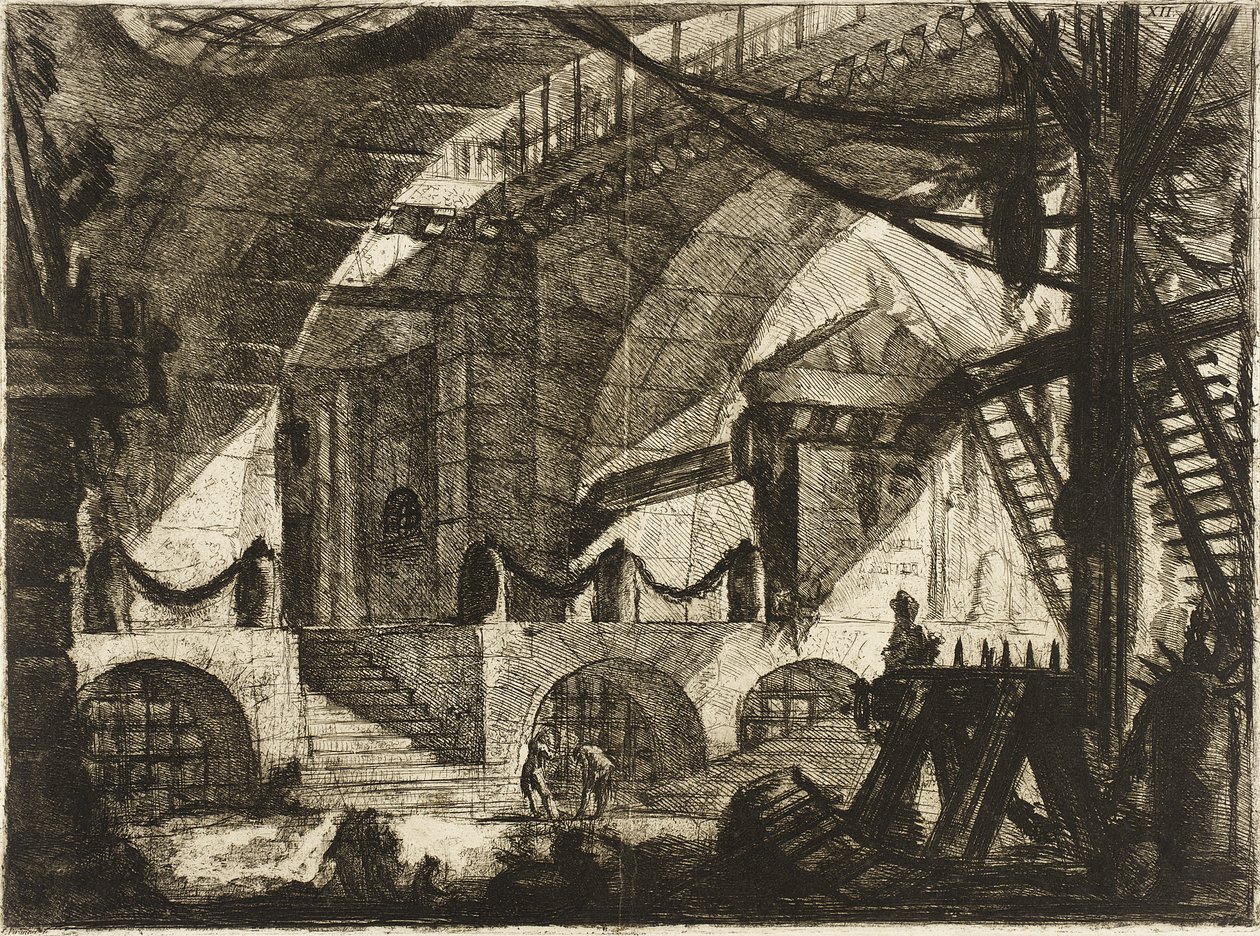 Kozlík na řezání od Giovanni Battista Piranesi