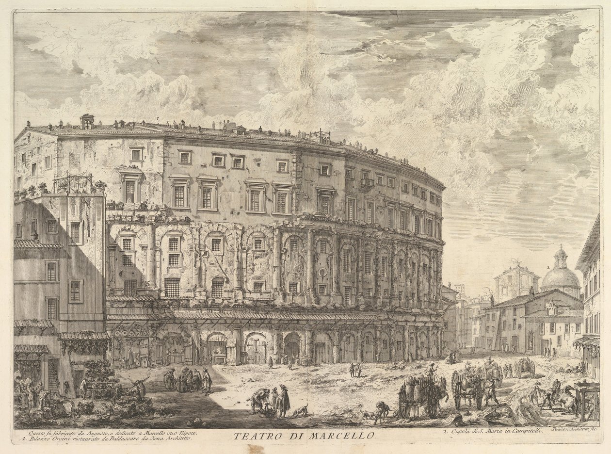 Marcellovo divadlo Marcellovo divadlo, ca. 1757. od Giovanni Battista Piranesi