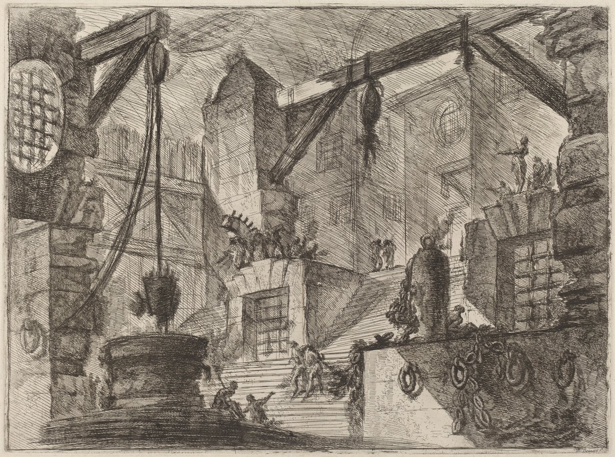 Studna od Giovanni Battista Piranesi