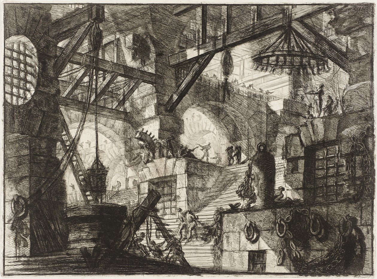Studna od Giovanni Battista Piranesi