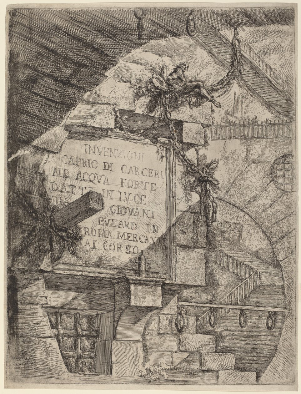 Titulní štítek od Giovanni Battista Piranesi