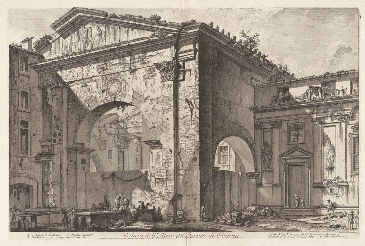 Pohled na od Giovanni Battista Piranesi
