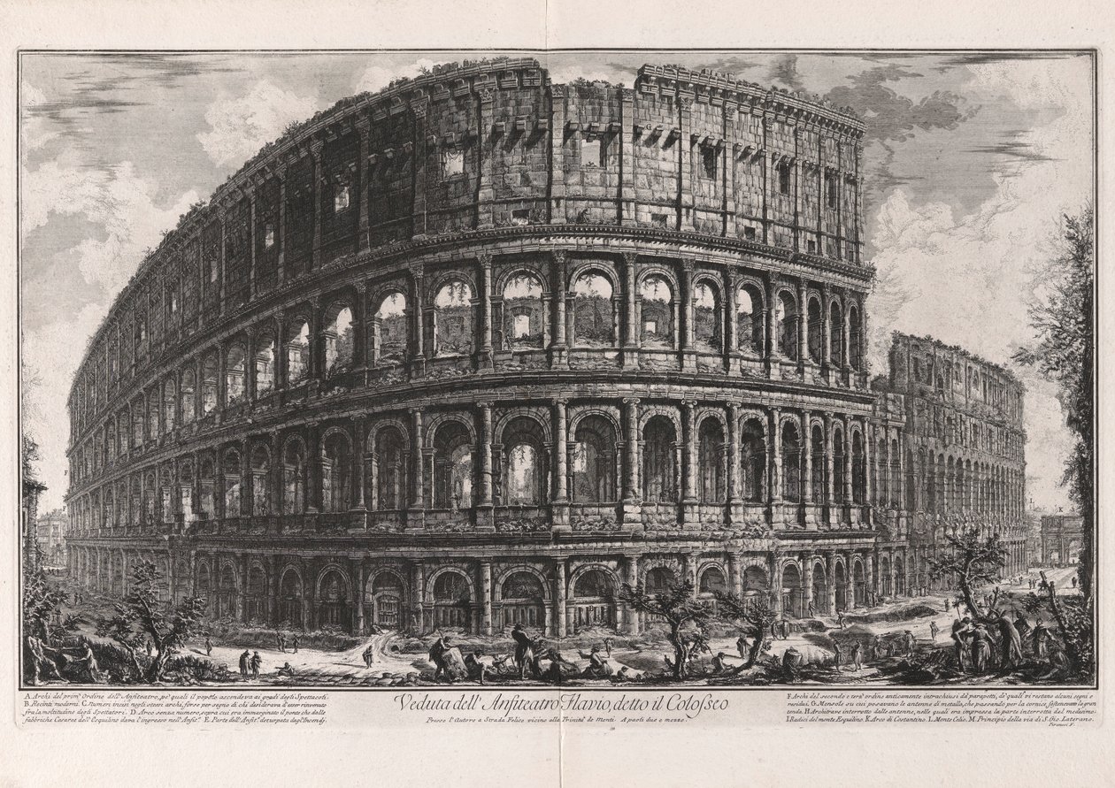 Pohled na od Giovanni Battista Piranesi