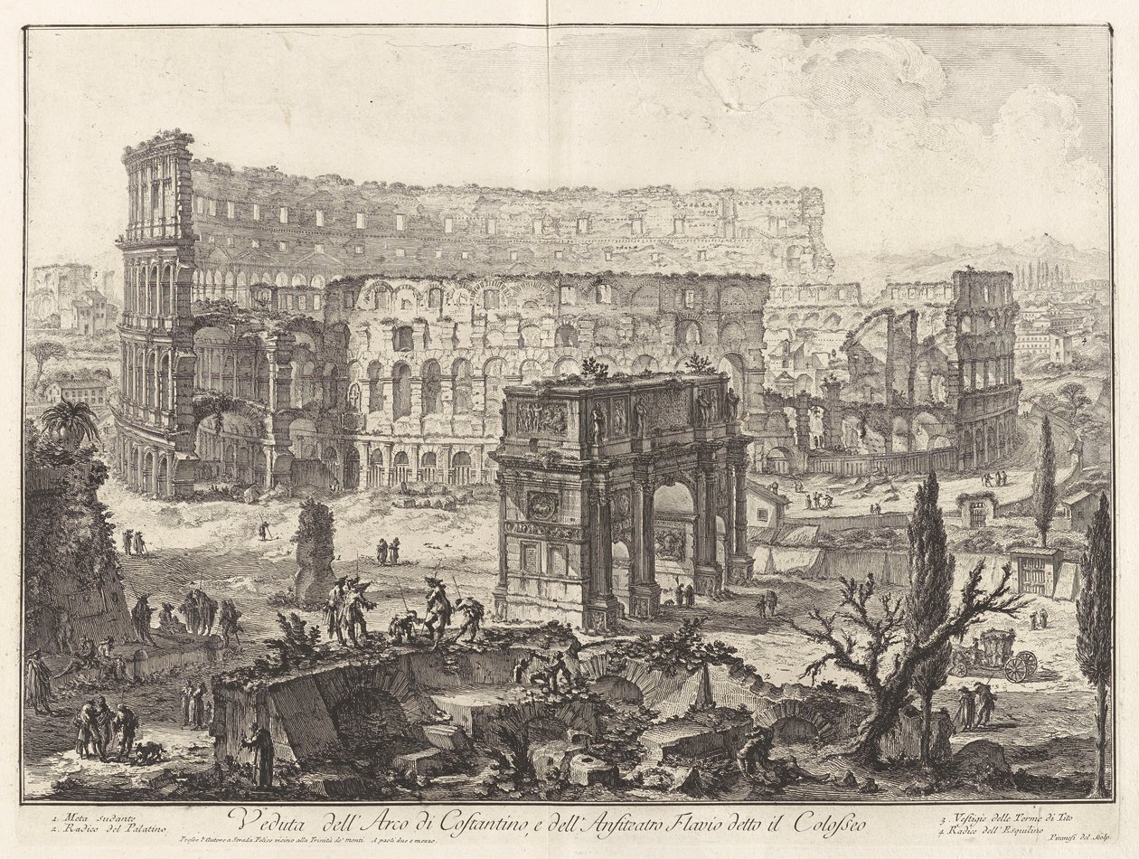 Pohled na od Giovanni Battista Piranesi
