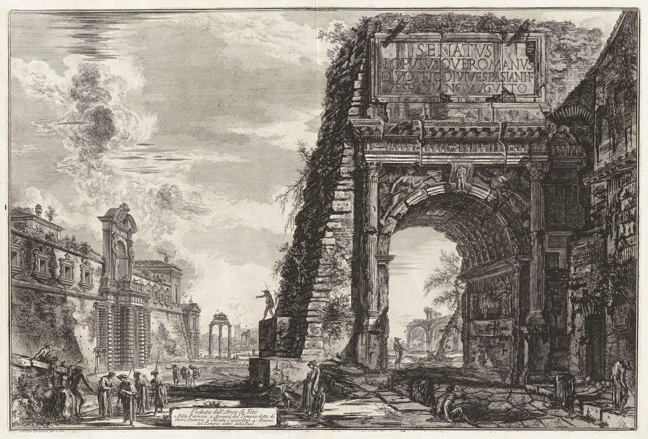 Pohled na od Giovanni Battista Piranesi