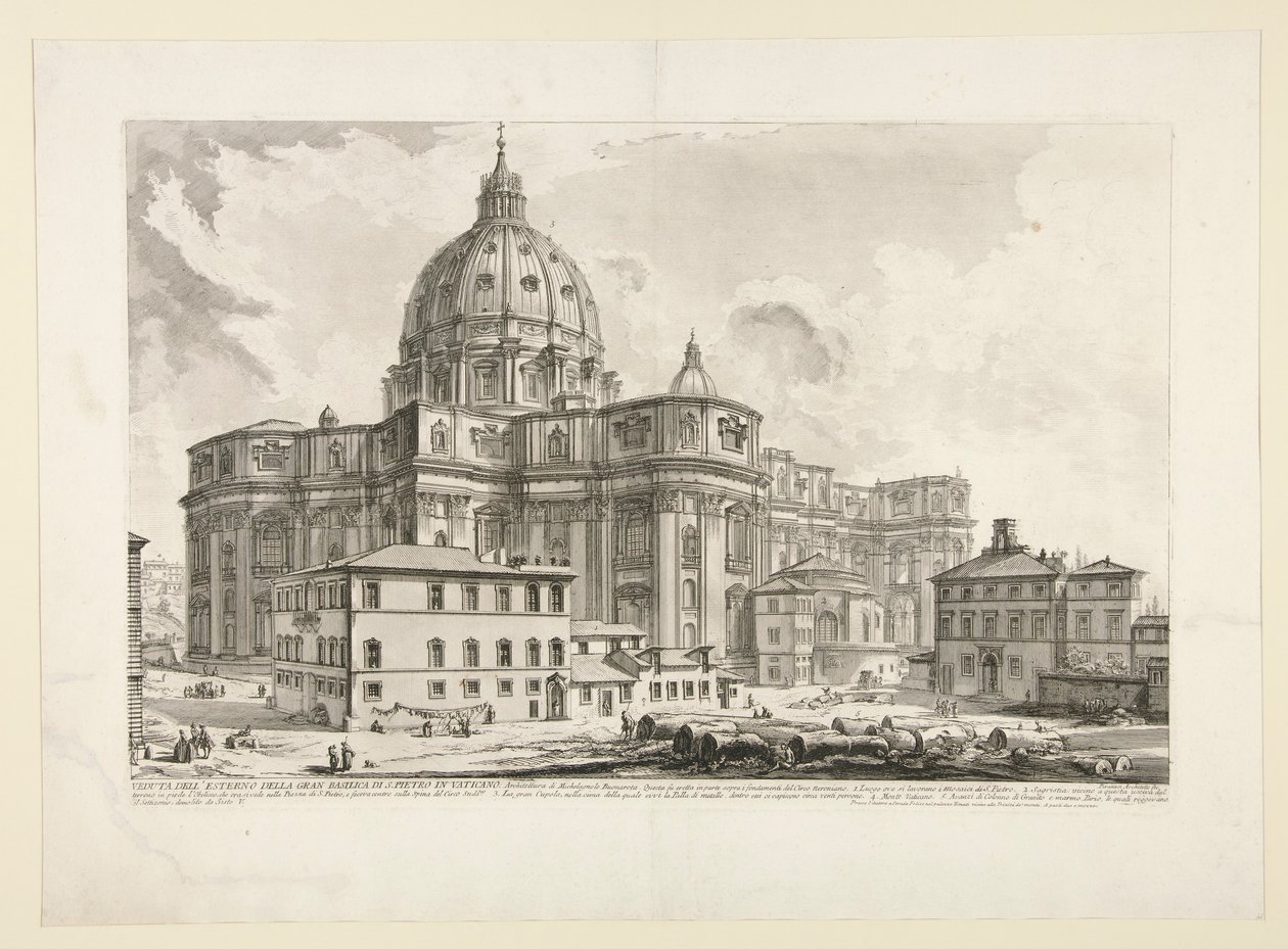 Pohled na od Giovanni Battista Piranesi
