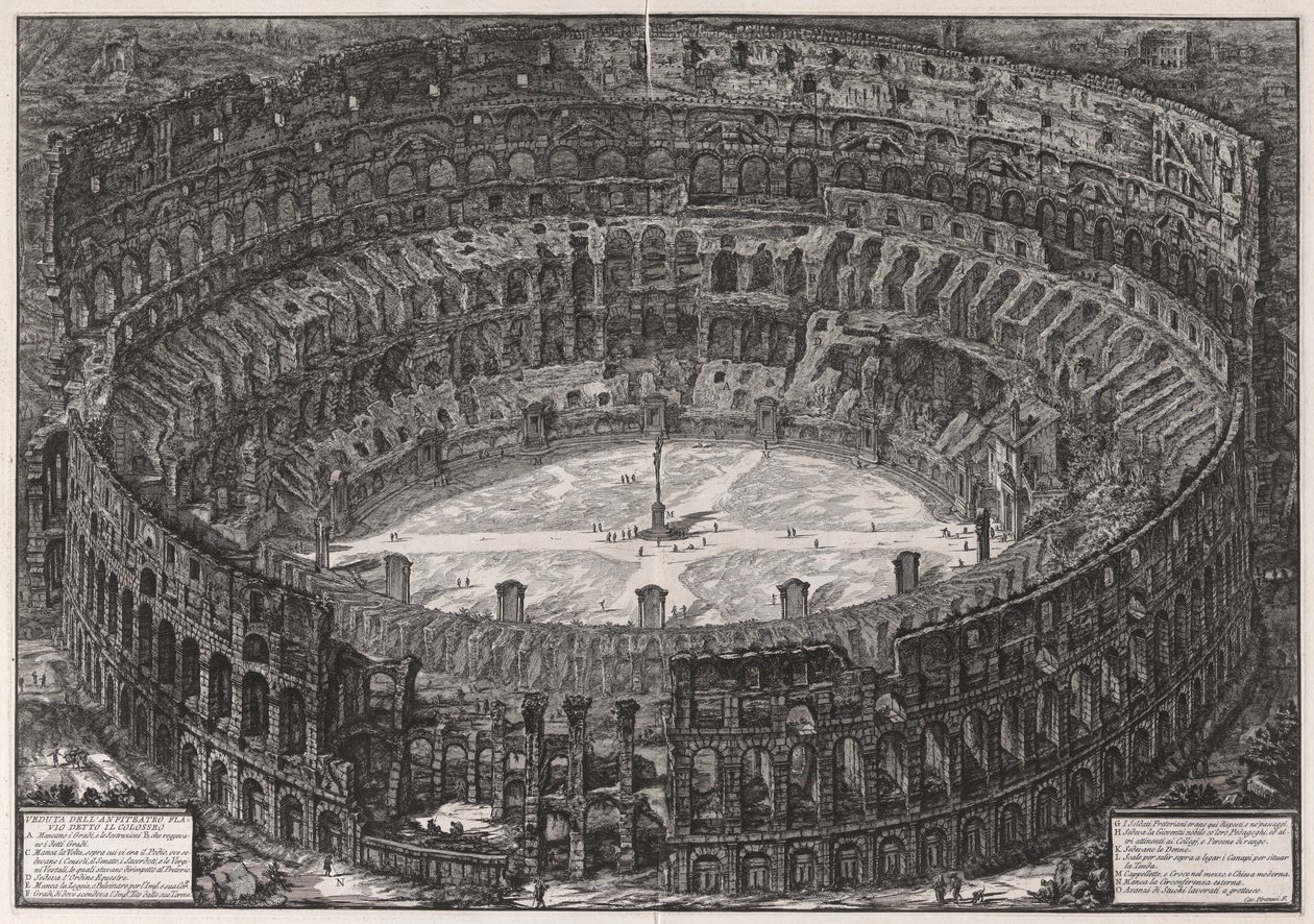 Pohled na od Giovanni Battista Piranesi
