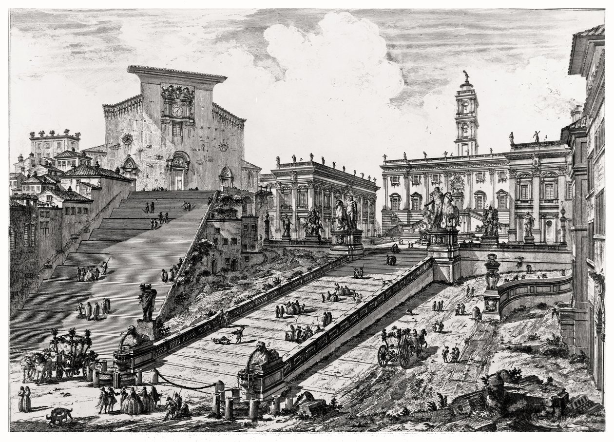 Pohled na Capitoline Hill, ze série 