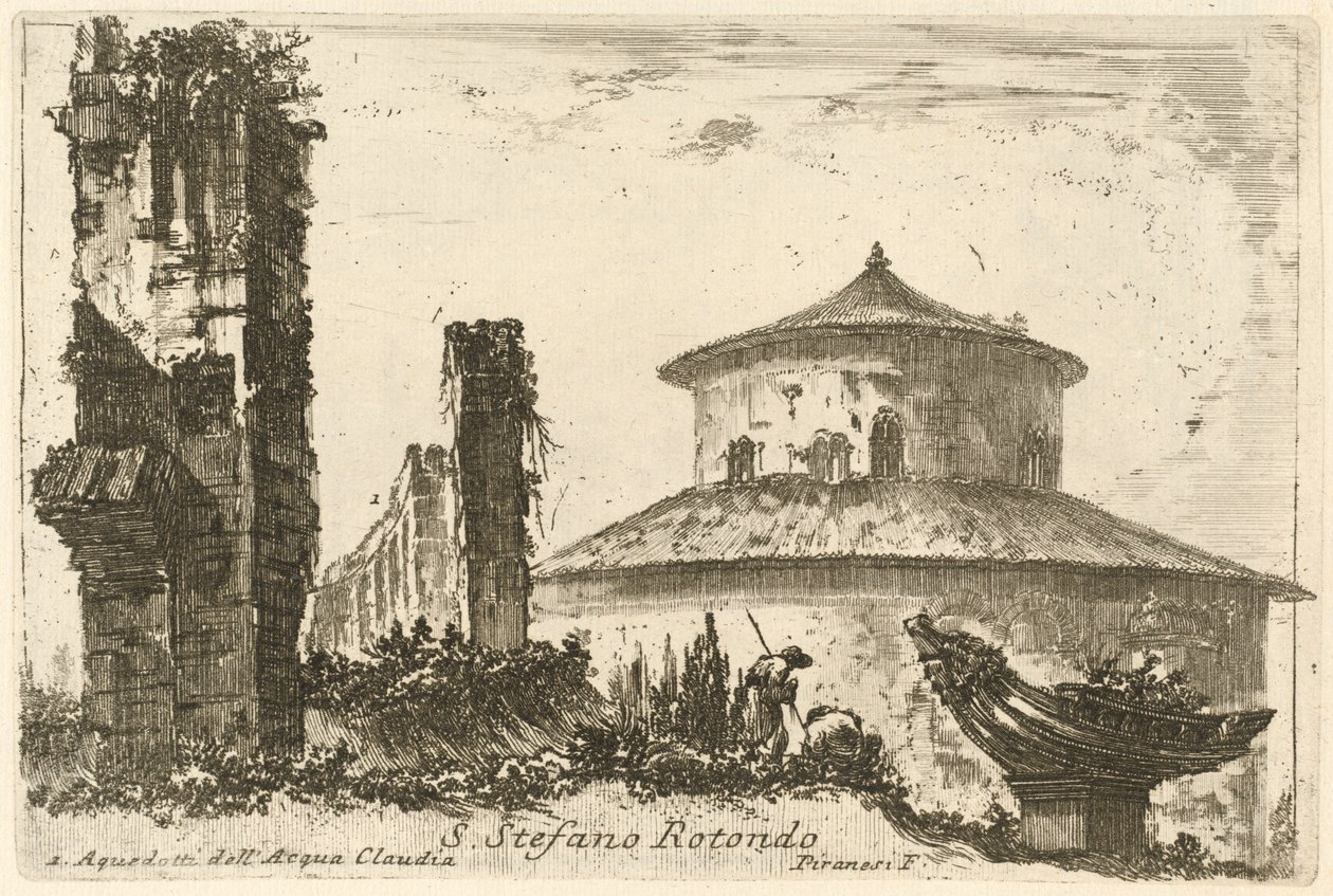 Různé pohledy na starověký i moderní Řím navržené a vyřezané slavnými autory od Giovanni Battista Piranesi and Various Artists