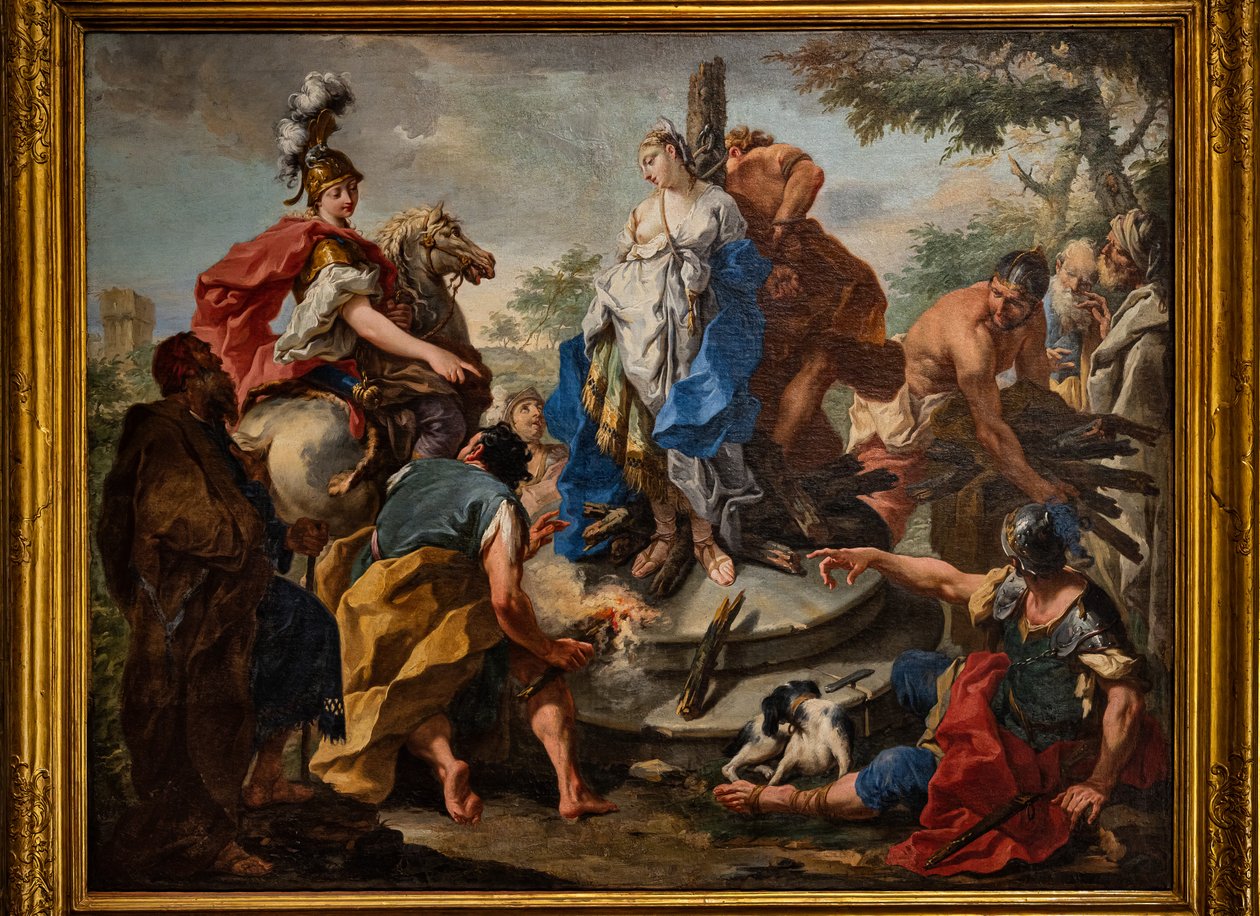Olindo a Sophronia od Giovanni Battista Pittoni