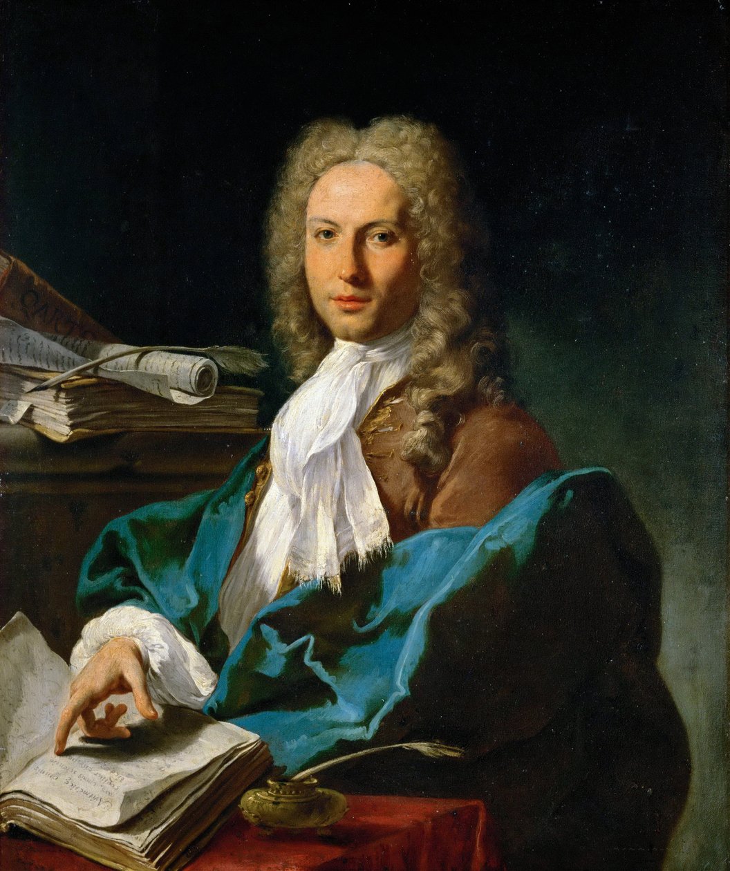 Rokoko: Portrét matematika par Pittoni, Giovan Battista (1687-1767), c. 1740. Olej na plátně, 93x81. Uměleckohistorické muzeum, Vienne od Giovanni Battista Pittoni