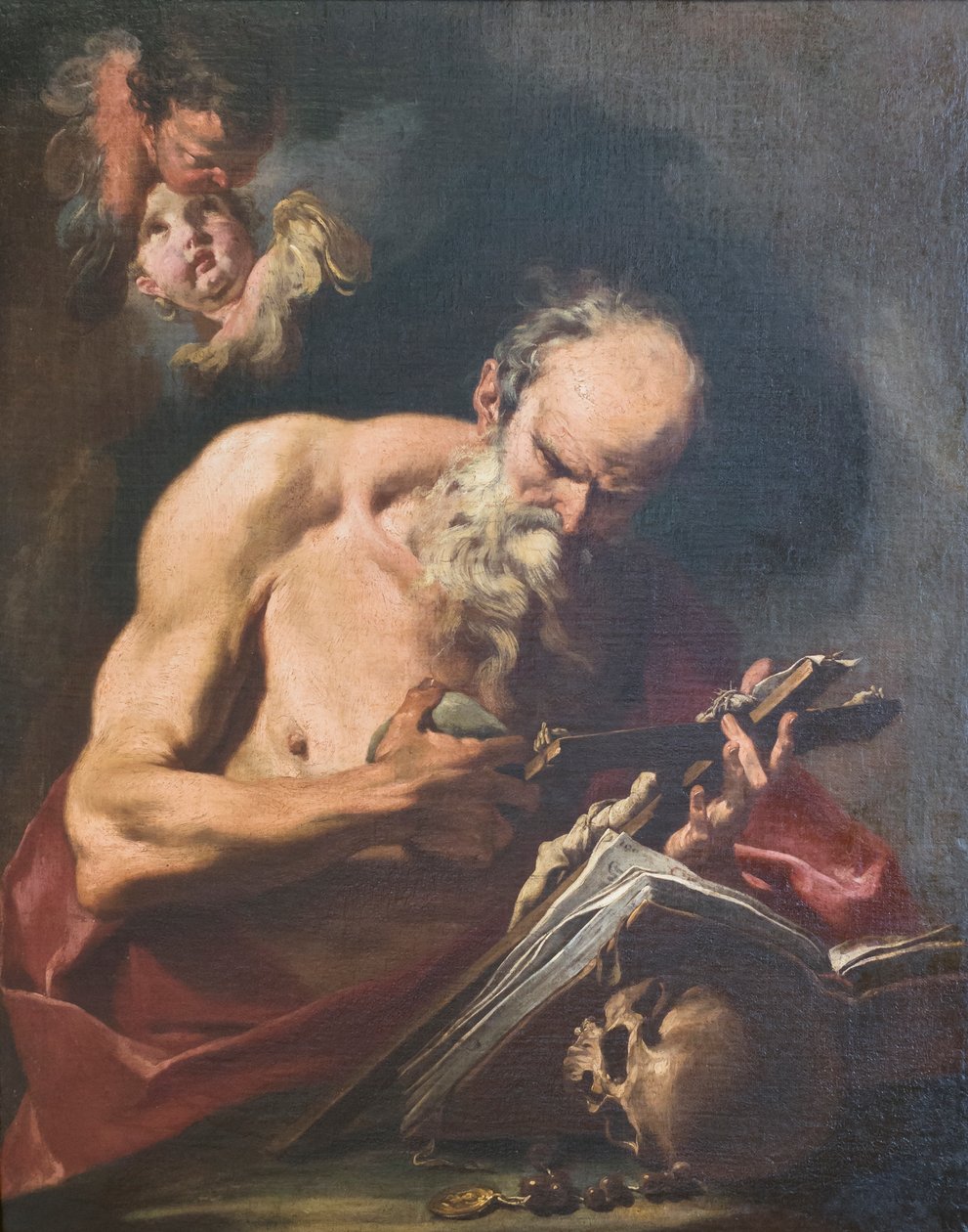 Svatý Jeroným od Giovanni Battista Pittoni