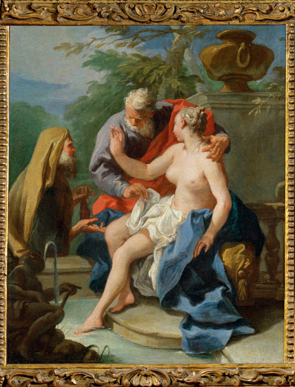 Susannah a starší... od Giovanni Battista Pittoni