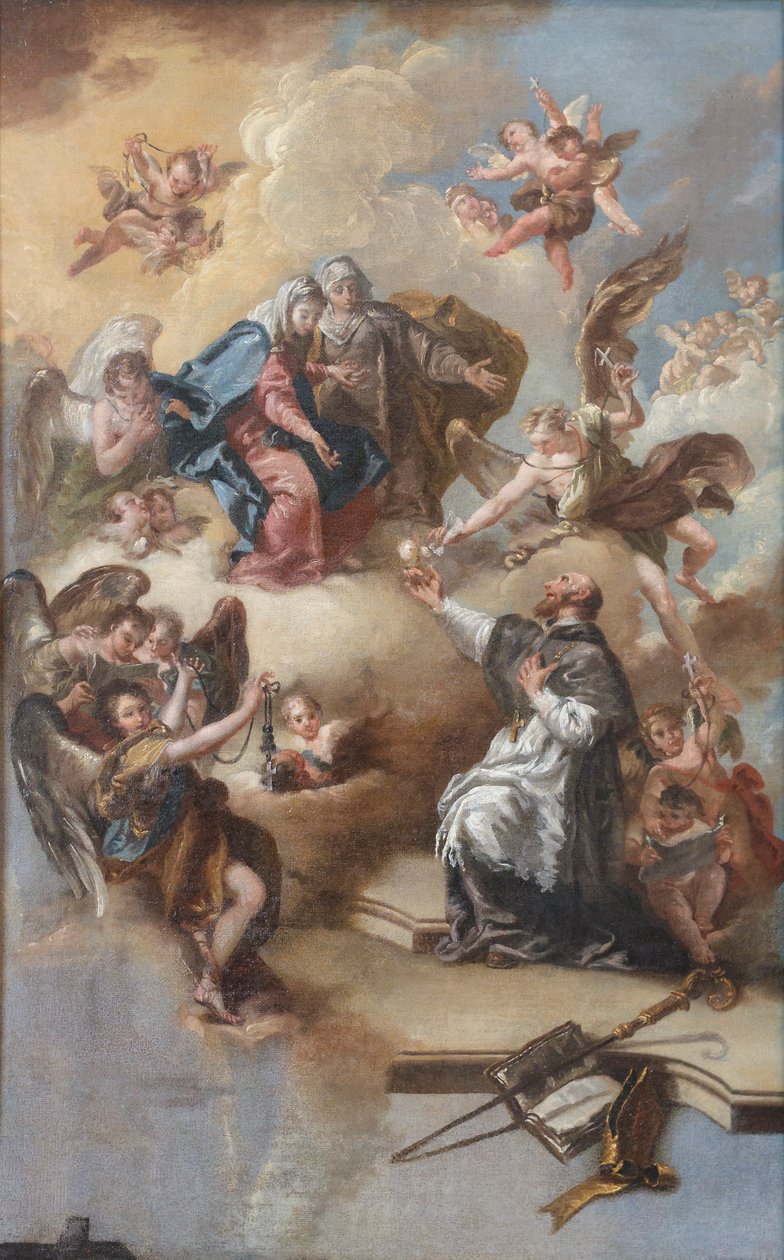 Založení řádu sester vizitace od Giovanni Battista Pittoni