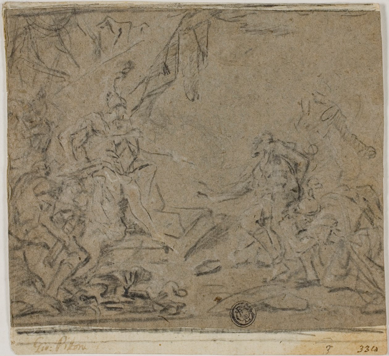 Rodina Dareia před Alexandrem od Giovanni Battista Pittoni the Younger