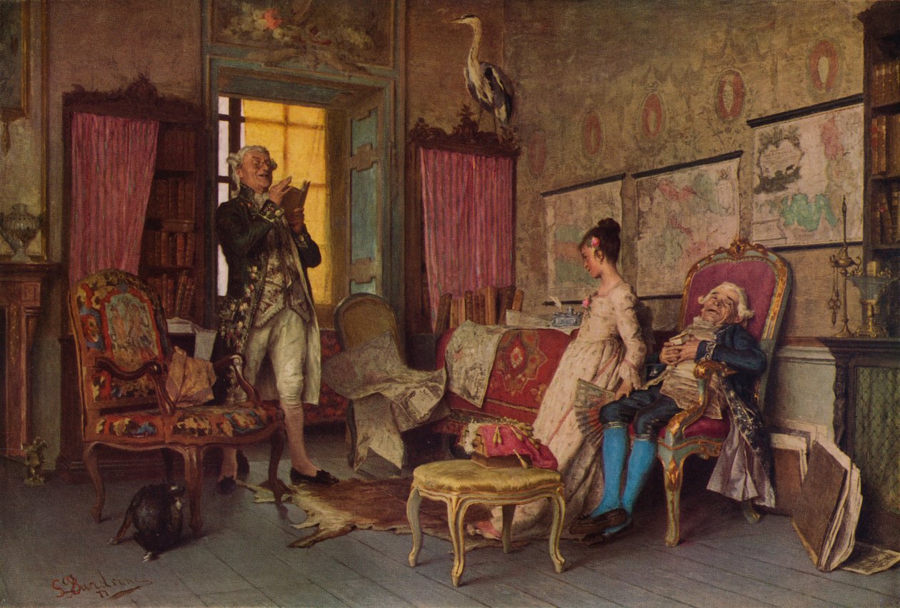 Zábavný příběh, 1877, 1938 od Giovanni Battista Quadrone