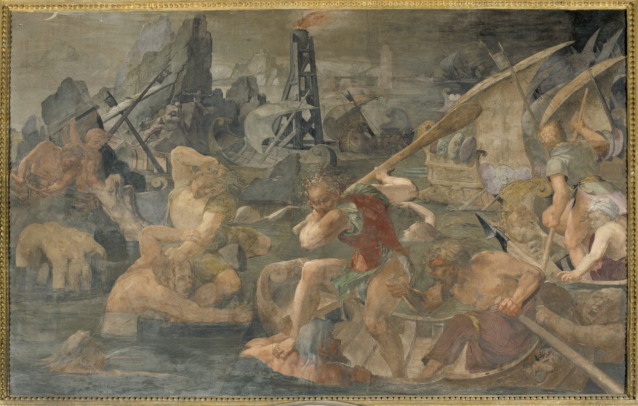 Naupliova pomsta od Giovanni Battista Rosso Fiorentino