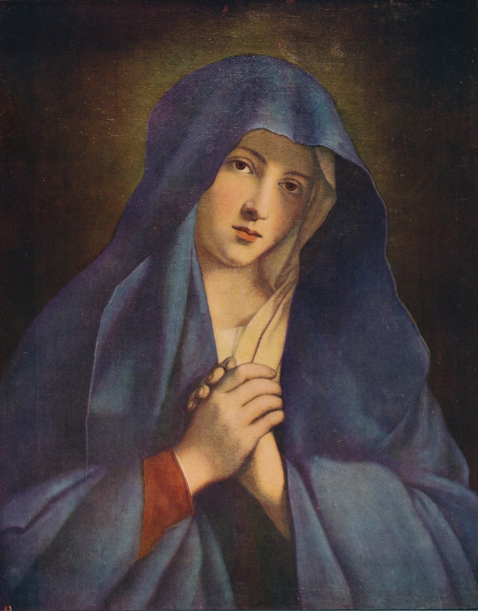 Madonna in Sorrow, polovina 17. století, c1915 od Giovanni Battista Salvi da Sassoferrato
