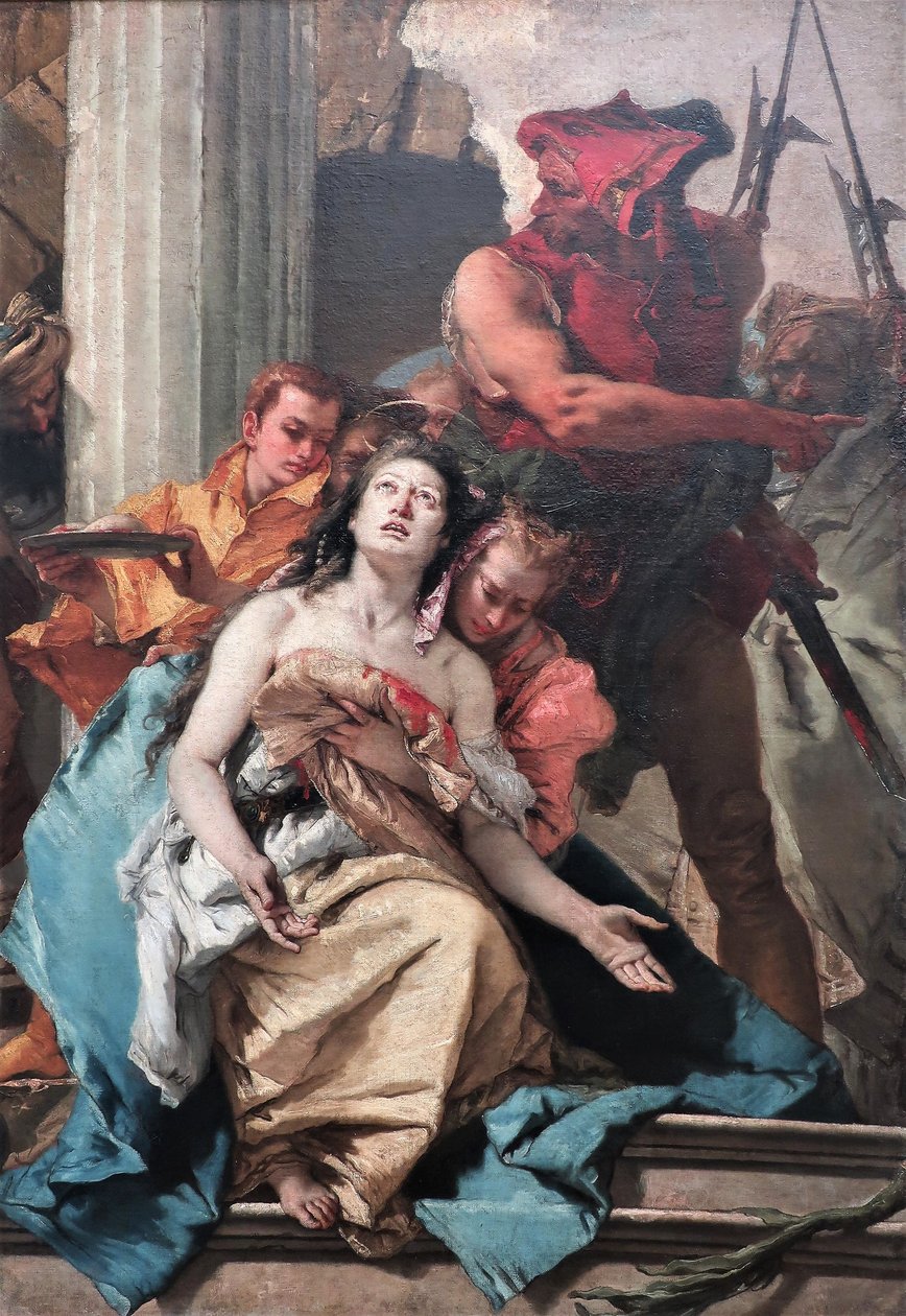 1755 Tiepolo Hl. Agathe od Giovanni Battista Tiepolo