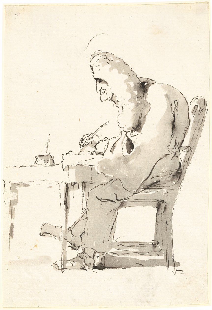 Benátský právník u svého stolu od Giovanni Battista Tiepolo