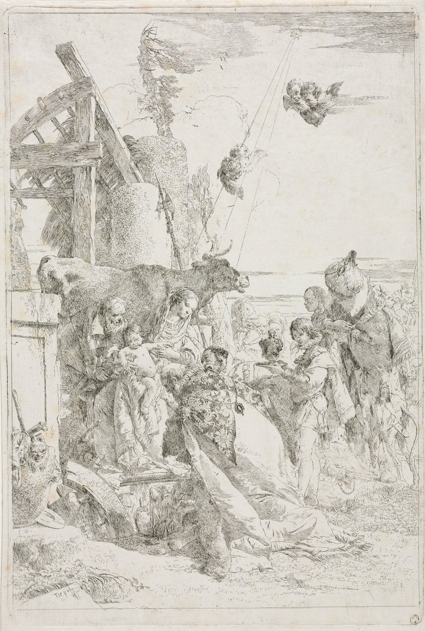 Klanění tří králů, ca. 1740. od Giovanni Battista Tiepolo
