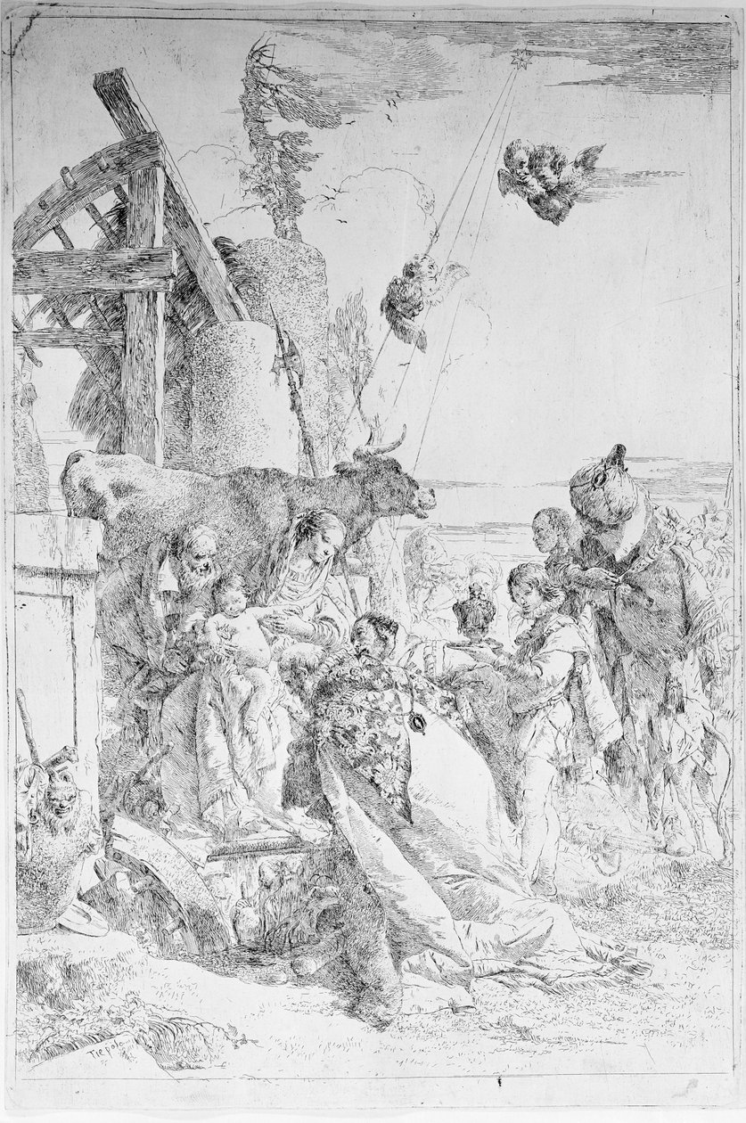 Klanění tří králů, ca. 1753. od Giovanni Battista Tiepolo