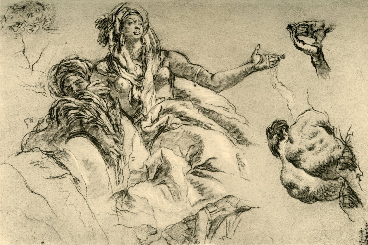 Afrika, 1752-1753, 1928 od Giovanni Battista Tiepolo