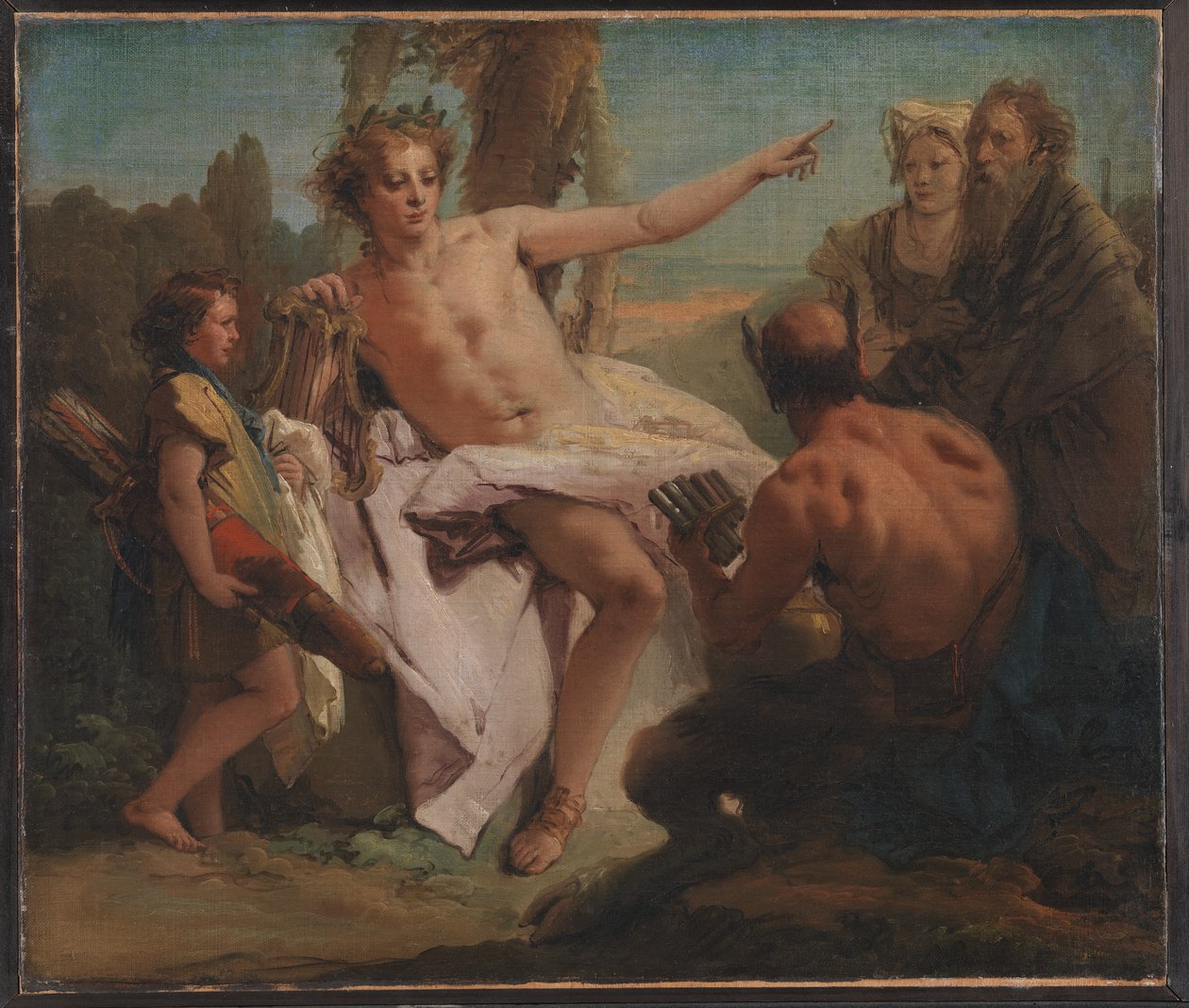 Apollo a Marsyas od Giovanni Battista Tiepolo