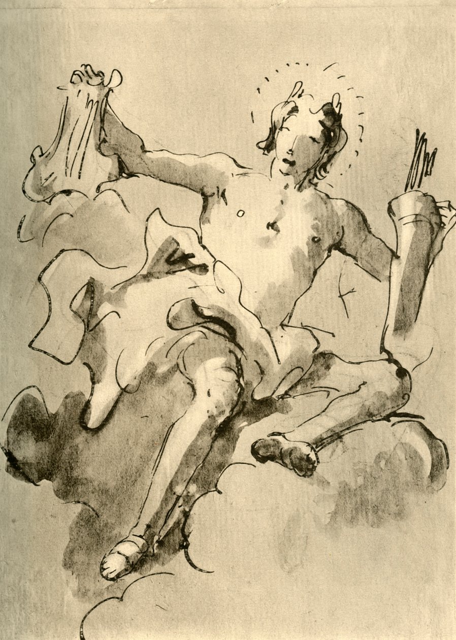 Apollo, c1757, 1928 od Giovanni Battista Tiepolo