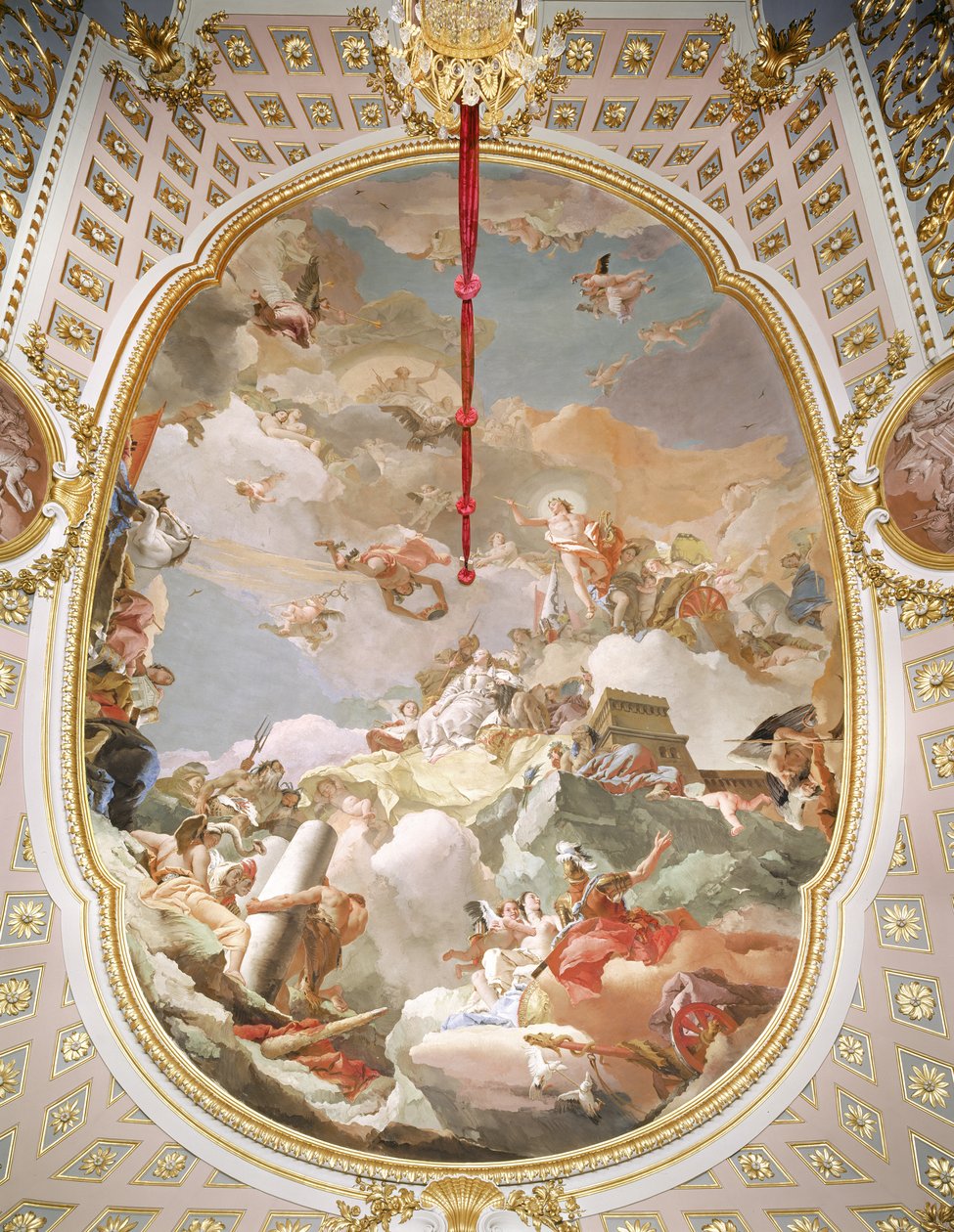 Apoteóza španělské monarchie od Giovanni Battista Tiepolo