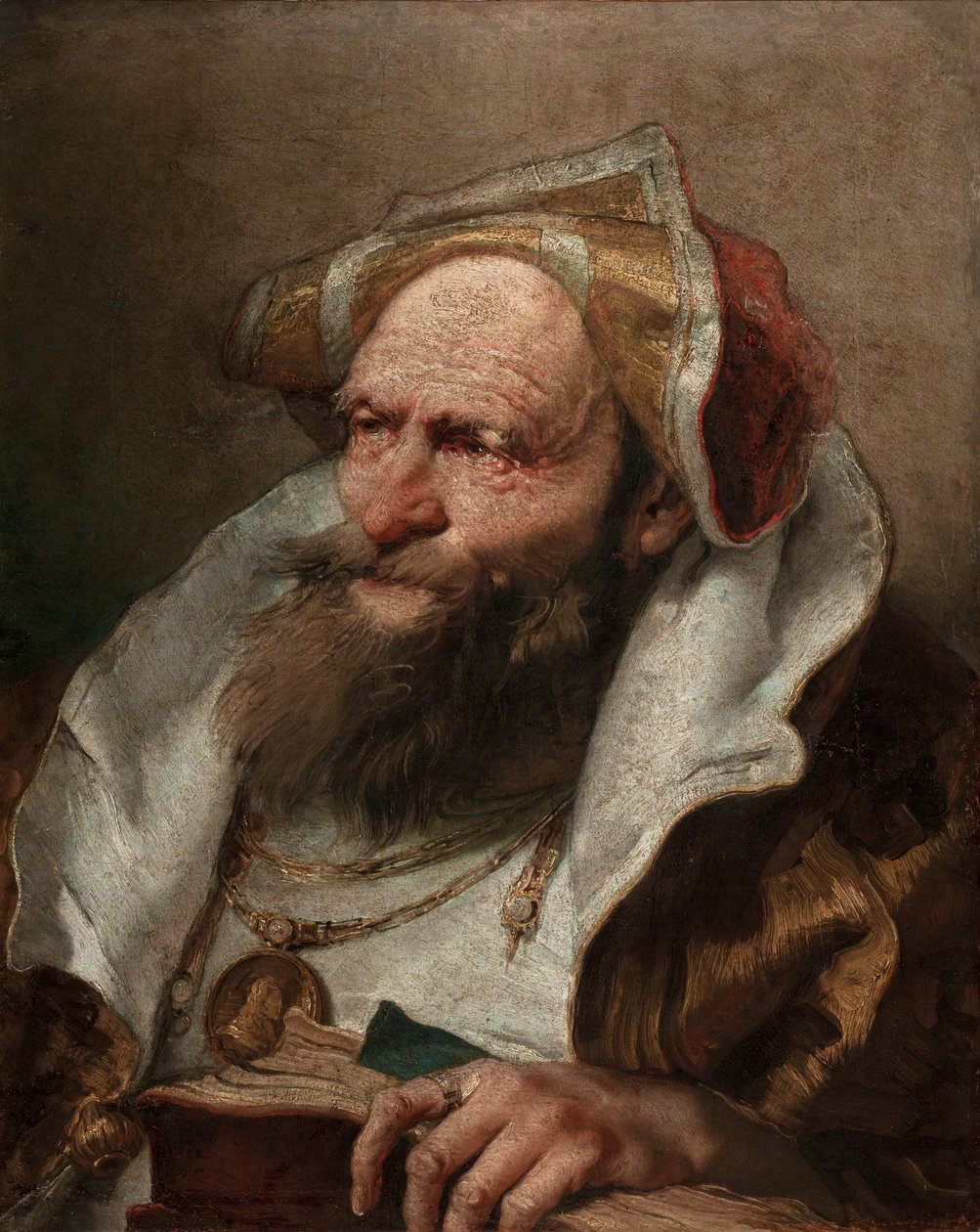 Busta starého muže, 1751-55 od Giovanni Battista Tiepolo