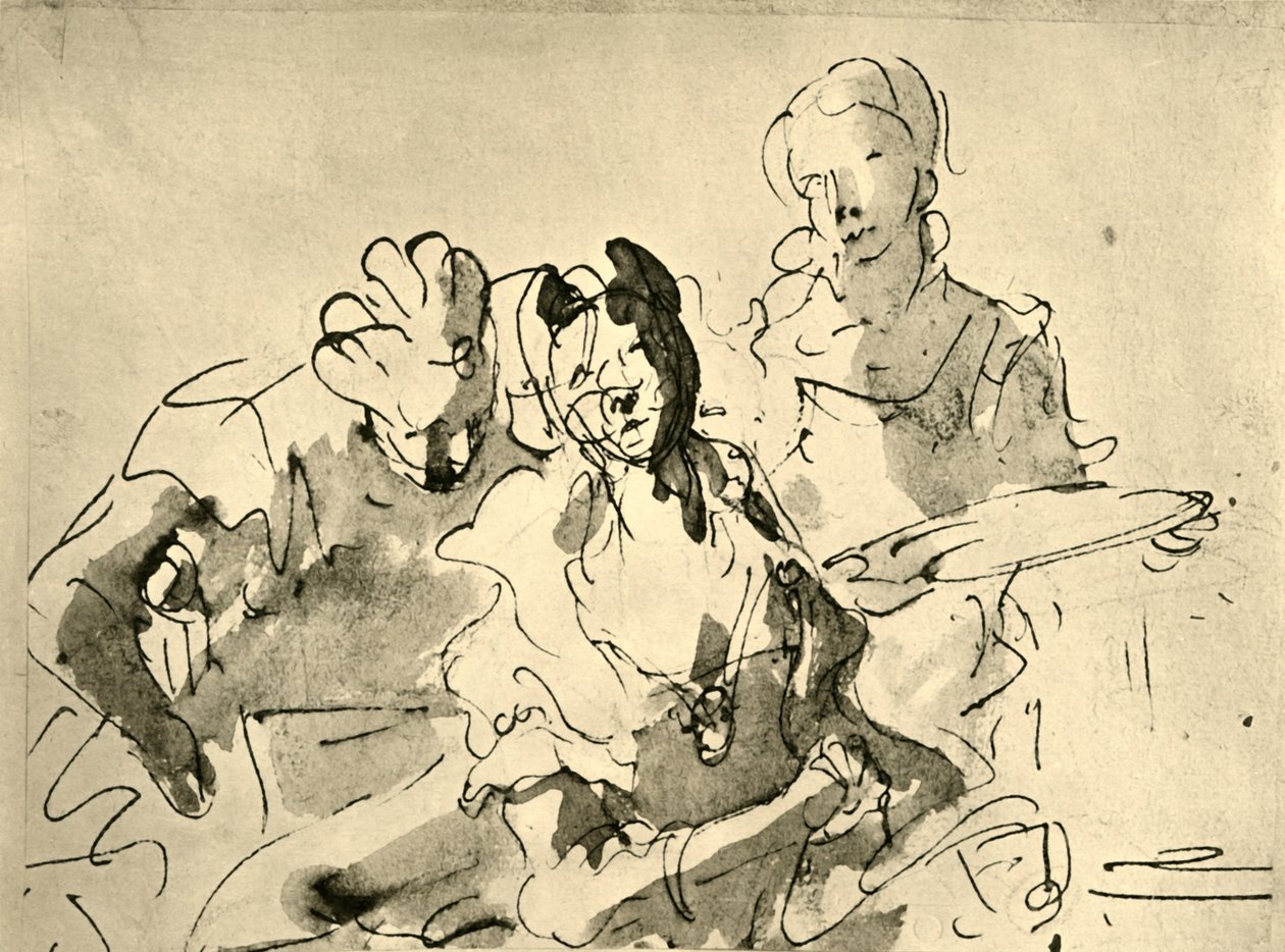 Kleopatra, počátek 18. století, 1928 od Giovanni Battista Tiepolo