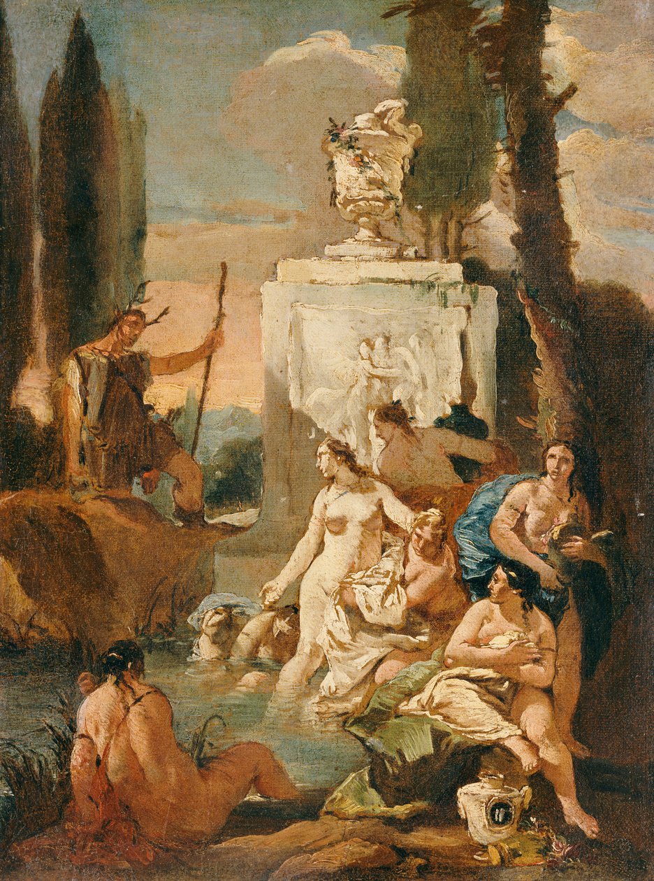 Diana a Acteon od Giovanni Battista Tiepolo