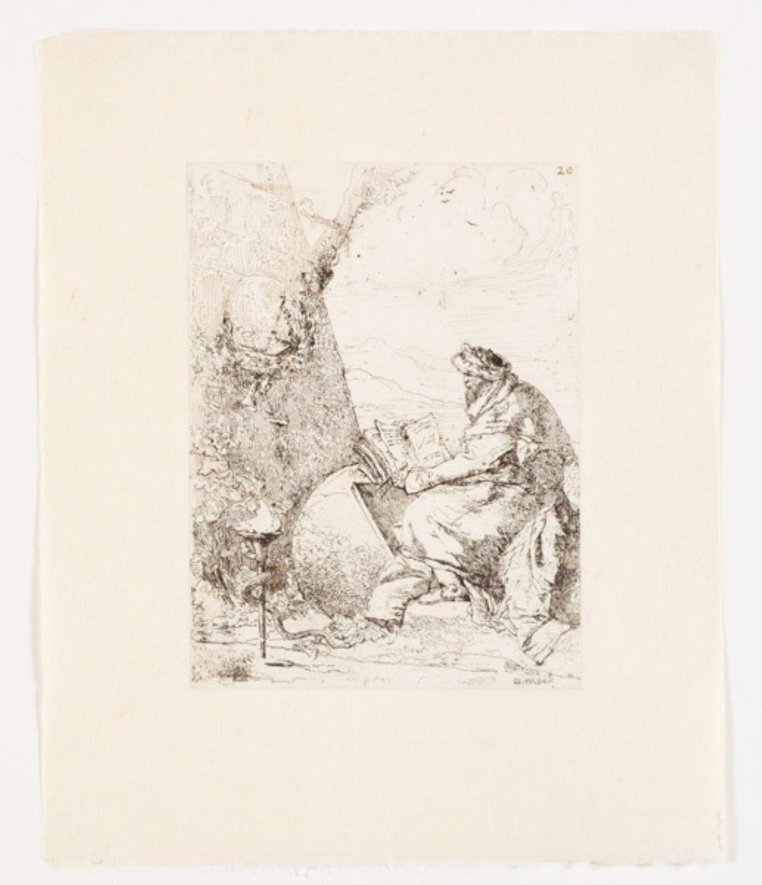 Filosof od Giovanni Battista Tiepolo
