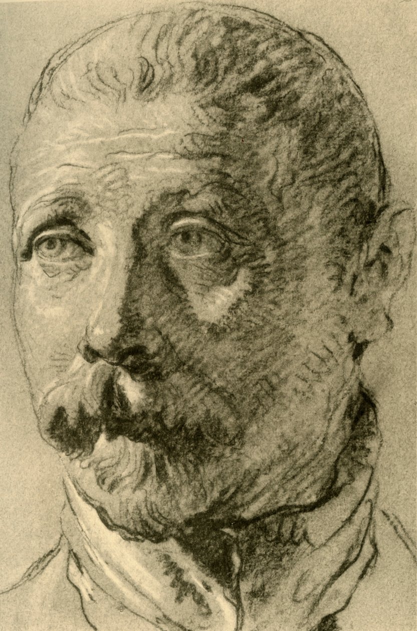 Hlava vousatého muže, polovina 18. století, 1928 od Giovanni Battista Tiepolo