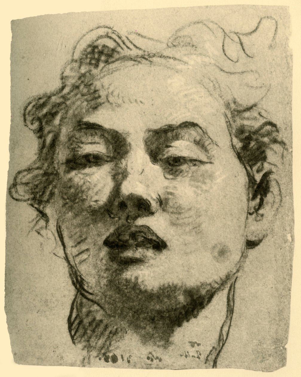 Hlava mládeže, polovina 18. století, 1928 od Giovanni Battista Tiepolo
