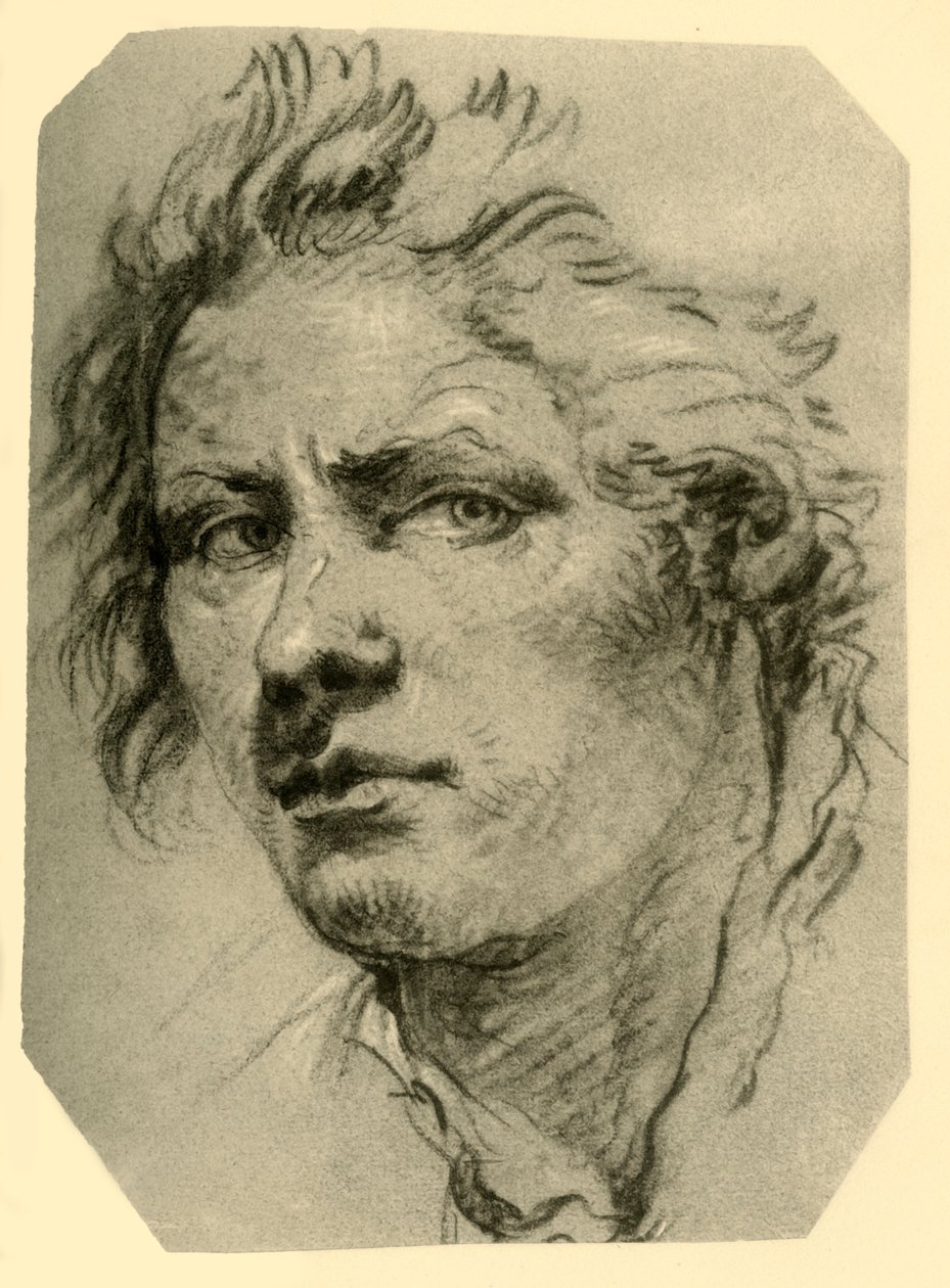 Hlava mládeže, polovina 18. století, 1928 od Giovanni Battista Tiepolo
