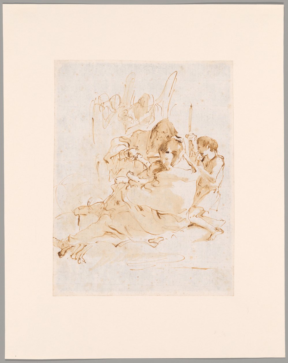 Svatá rodina se svatým Janem a dvěma anděly od Giovanni Battista Tiepolo