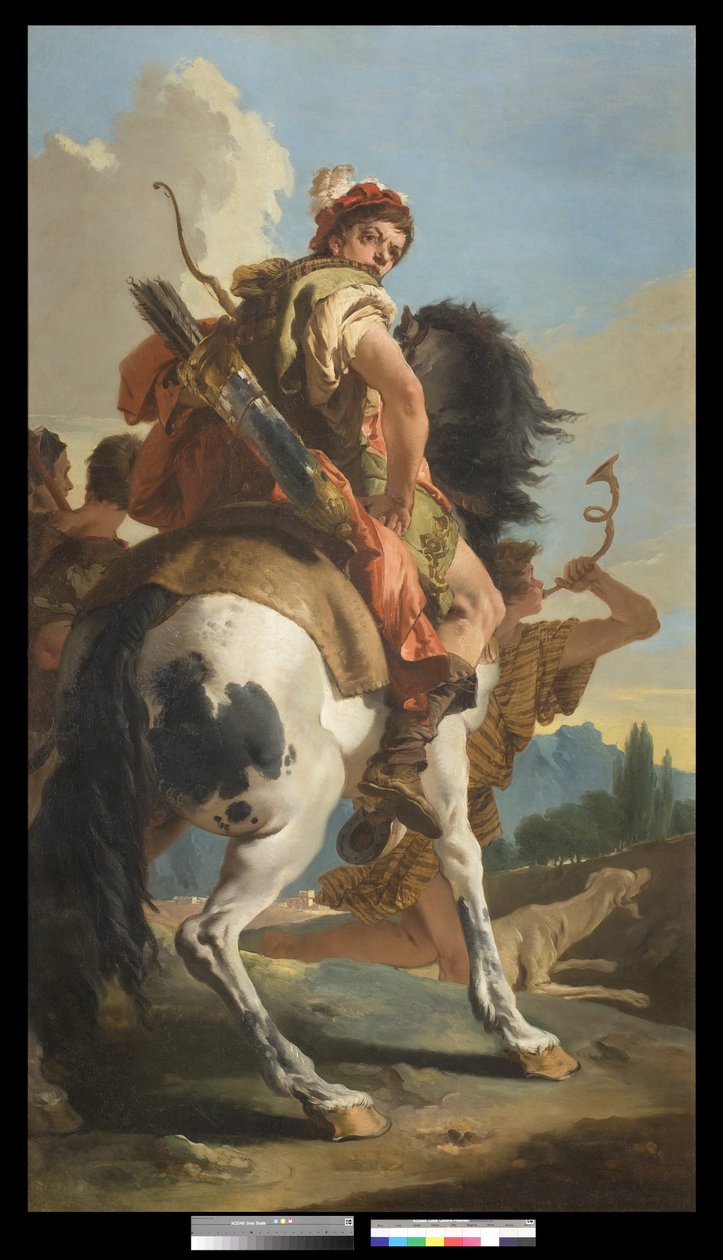 Lovec na koni, 1718-30 od Giovanni Battista Tiepolo