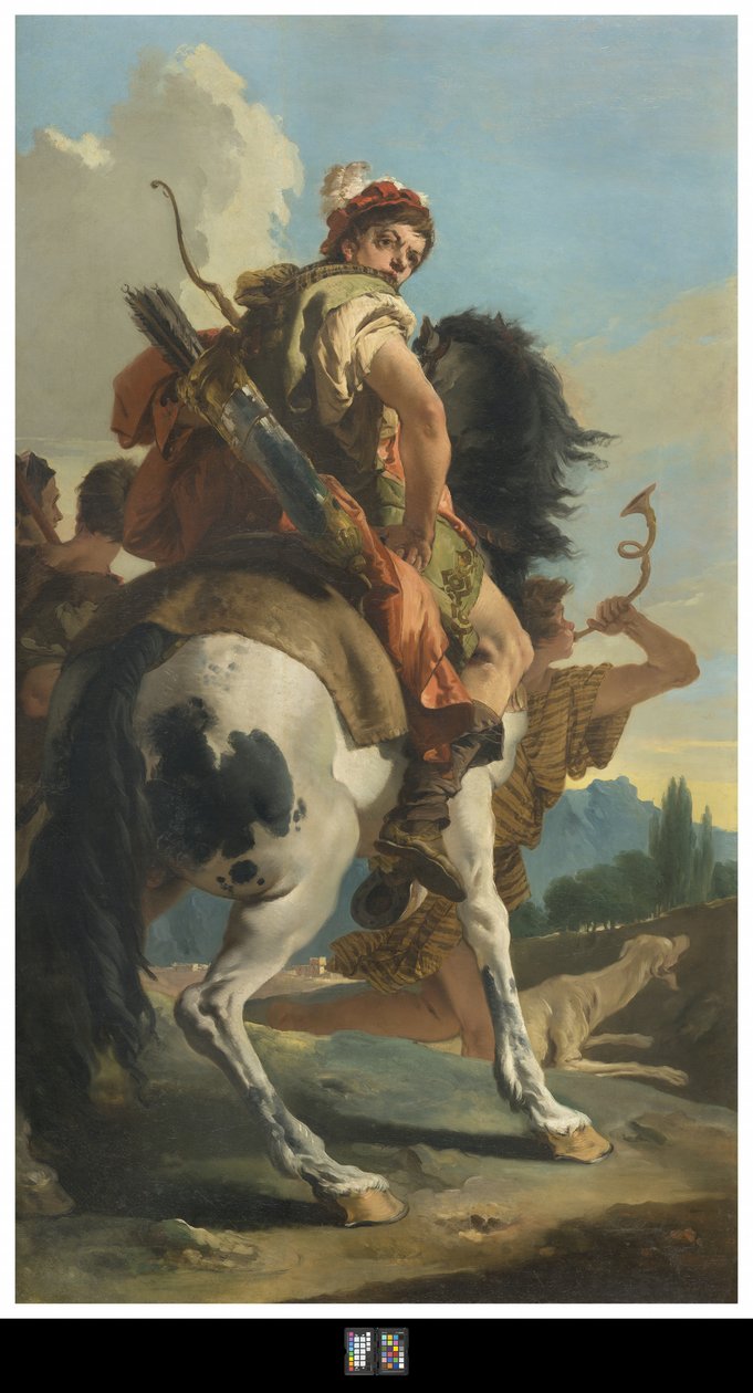 Lovec na koni, 1718-30 od Giovanni Battista Tiepolo