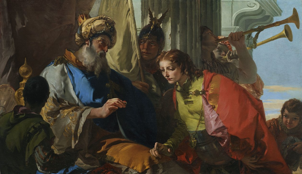 Josef dostává faraonův prsten od Giovanni Battista Tiepolo