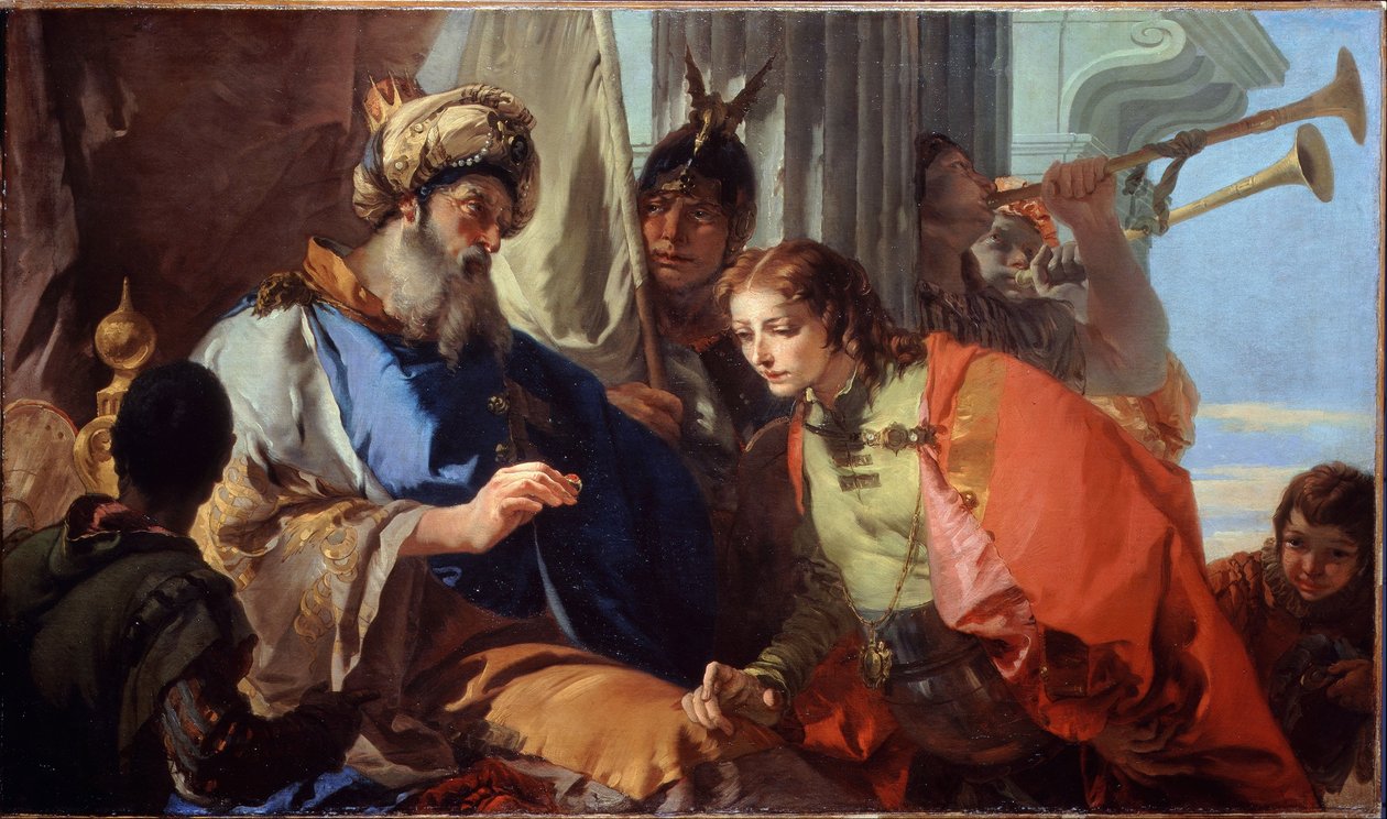 Josef přebírá faraonův prsten od Giovanni Battista Tiepolo